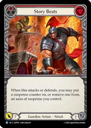 Story Beats (Red) (SUP181)  - Super Slam