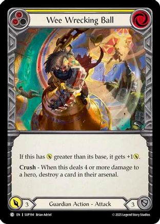 Wee Wrecking Ball (SUP194) Rainbow Foil - Super Slam