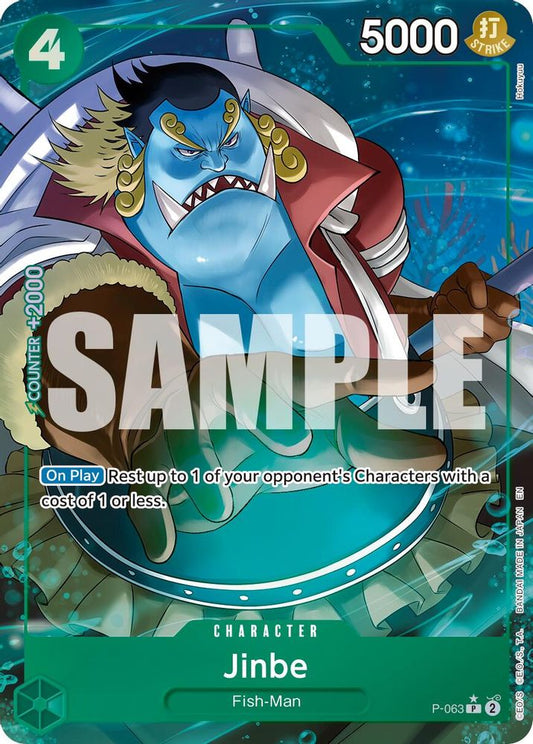 Jinbe (Alternate Art) (P-063) Foil