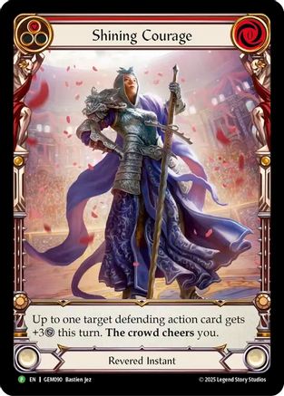 Shining Courage (GEM090) Rainbow Foil - GEM Pack 3