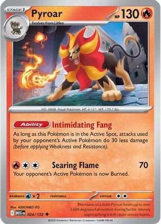 Pyroar (24) - Mega Evolution