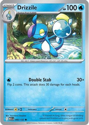 Drizzile (40) Reverse Holofoil - Mega Evolution