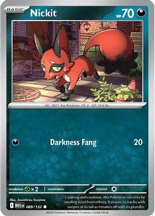 Nickit (89) - Mega Evolution