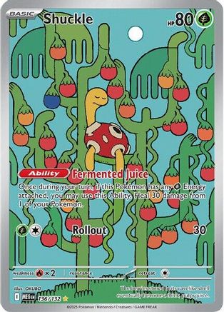 Shuckle (136) Holofoil - Mega Evolution