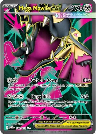 Mega Mawile ex (162) Holofoil - Mega Evolution