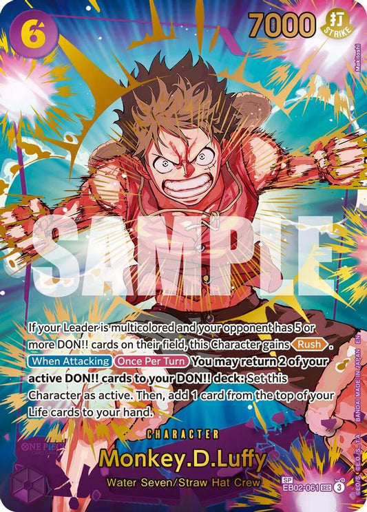 Monkey.D.Luffy (SP) (EB02-061) Foil
