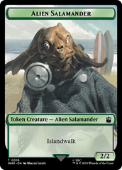 Dalek // Alien Salamander Double-Sided Token [Doctor Who Tokens] | Silver Goblin