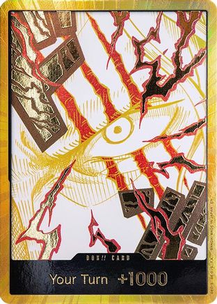 DON!! Card (Shanks) (Gold) Foil - PRB02
