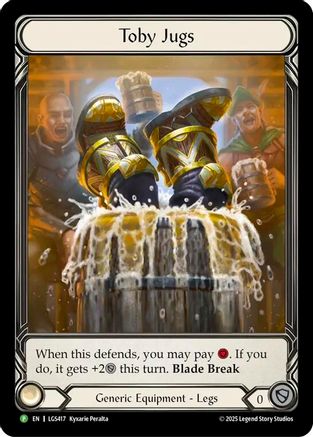 Toby Jugs - LGS417 (LGS417) Cold Foil - Flesh and Blood: Promo Cards