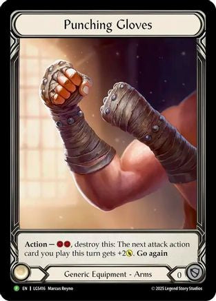 Punching Gloves - LGS416 (LGS416) Cold Foil - Flesh and Blood: Promo Cards