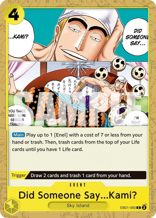 Did Someone Say...Kami? (Reprint) (EB01-060)