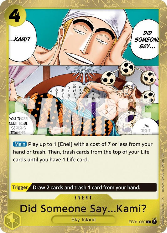 Did Someone Say...Kami? (Pirate Foil) (EB01-060) Foil