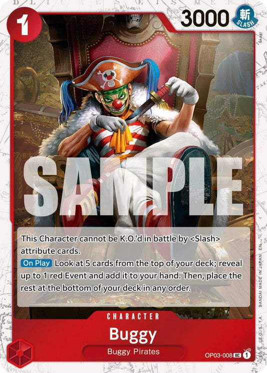 Buggy (Pirate Foil) (OP03-008) Foil