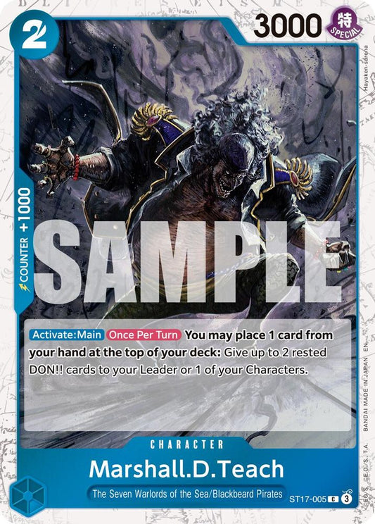 Marshall.D.Teach (Pirate Foil) (ST17-005) Foil
