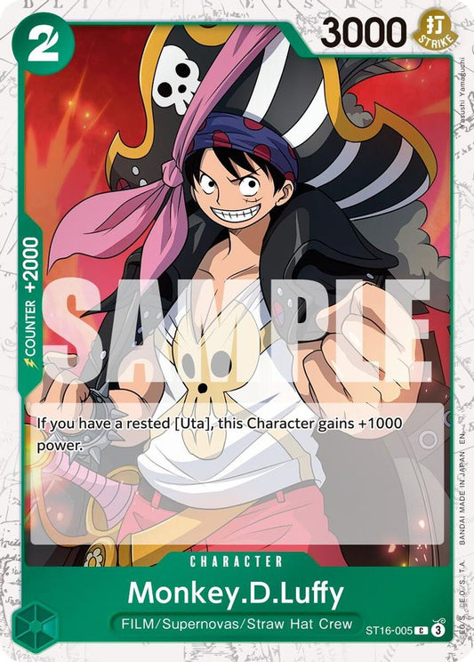 Monkey.D.Luffy (Pirate Foil) (ST16-005) Foil