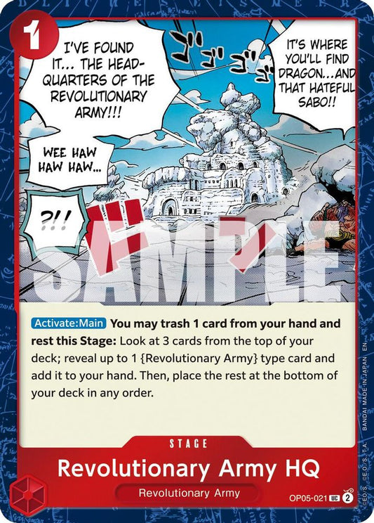 Revolutionary Army HQ (Pirate Foil) (OP05-021) Foil
