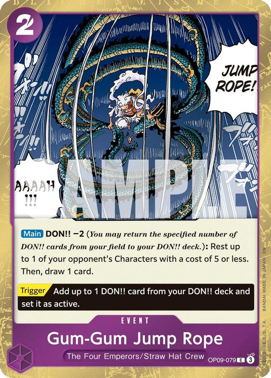 Gum-Gum Jump Rope (Pirate Foil) (OP09-079) Foil