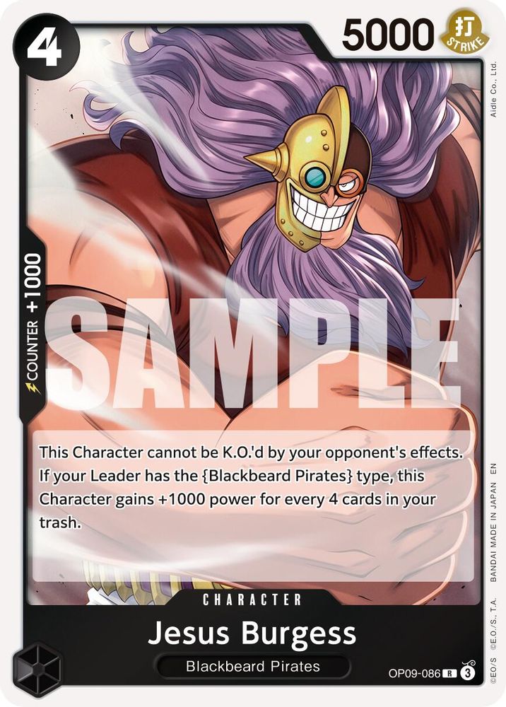 Jesus Burgess (Reprint) (OP09-086) Foil