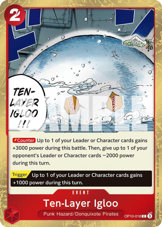 Ten-Layer Igloo (Pirate Foil) (OP10-018) Foil