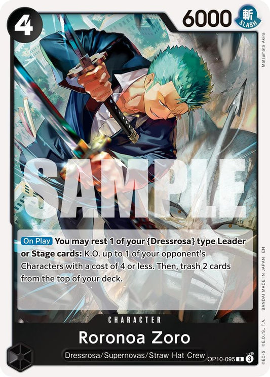 Roronoa Zoro (Reprint) (OP10-095) Foil