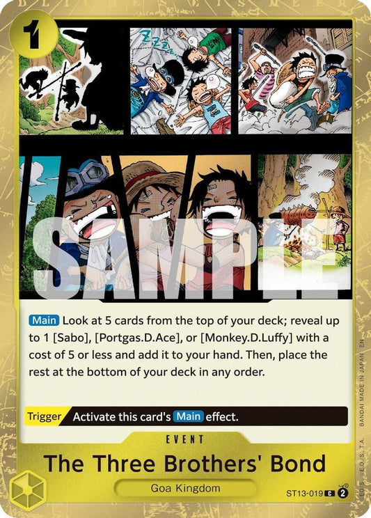 The Three Brothers' Bond (Pirate Foil) (ST13-019) Foil