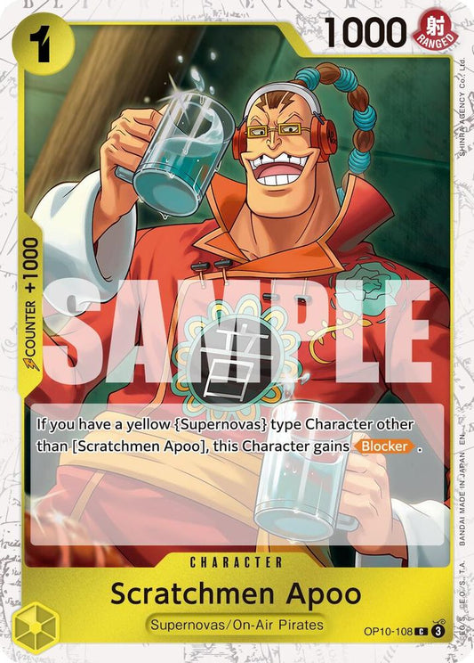 Scratchmen Apoo (Pirate Foil) (OP10-108) Foil