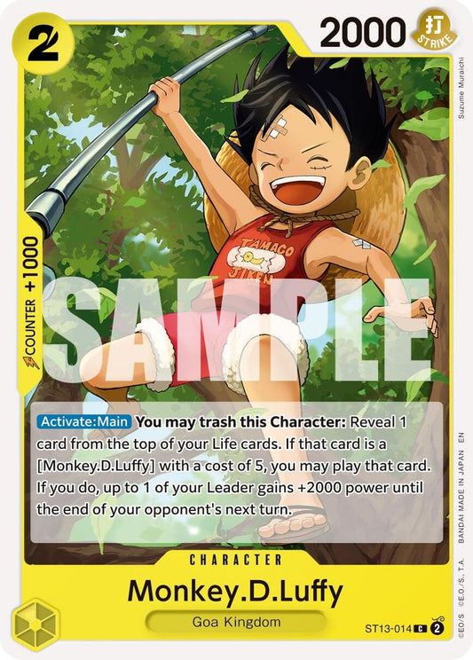 Monkey.D.Luffy (Reprint) (ST13-014)