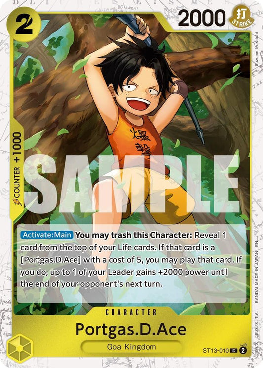 Portgas.D.Ace (Pirate Foil) (ST13-010) Foil