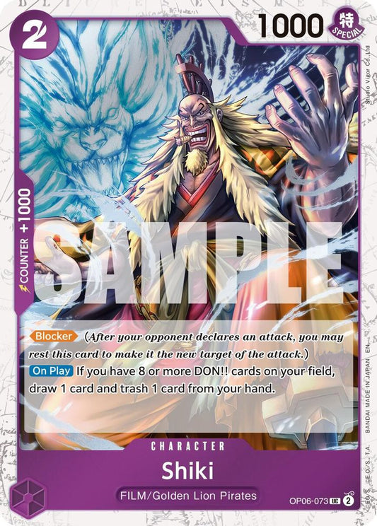 Shiki (Pirate Foil) (OP06-073) Foil