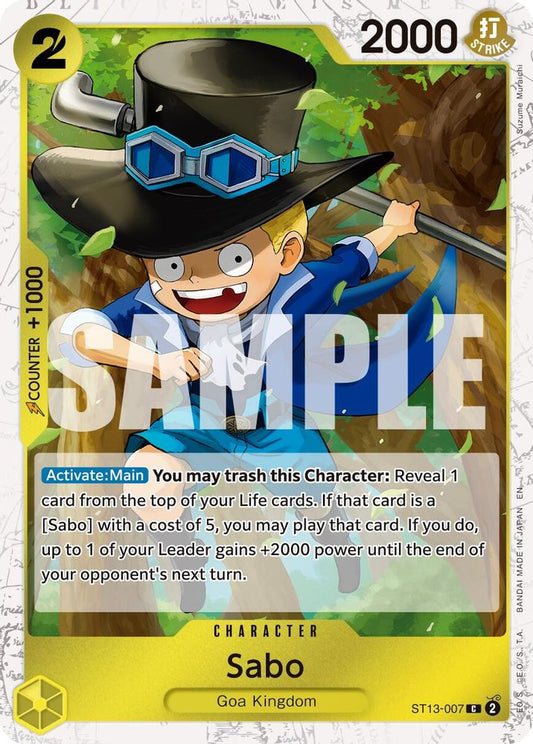Sabo (Pirate Foil) (ST13-007) Foil