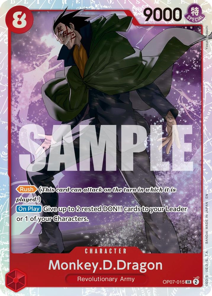 Monkey.D.Dragon (Reprint) (OP07-015) Foil