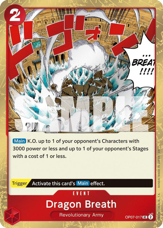 Dragon Breath (Pirate Foil) (OP07-017) Foil