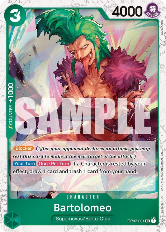 Bartolomeo (Pirate Foil) (OP07-031) Foil
