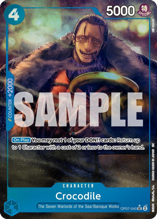 Crocodile (Alternate Art) (OP07-040) Foil