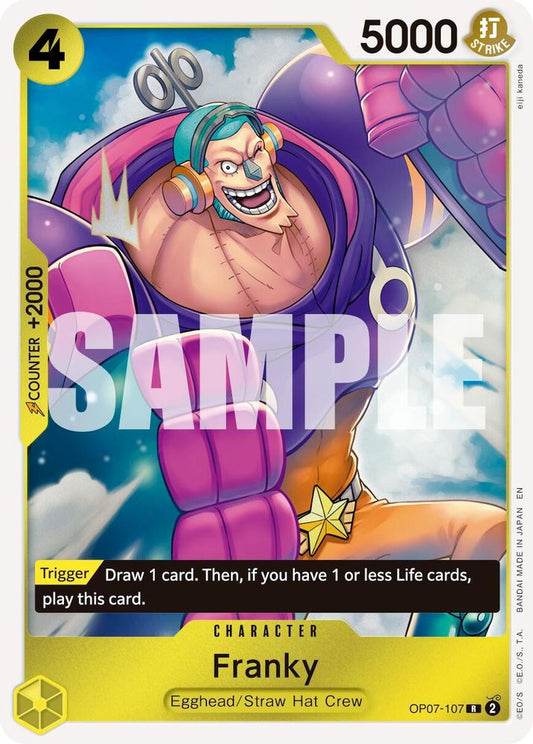 Franky (Reprint) (OP07-107) Foil