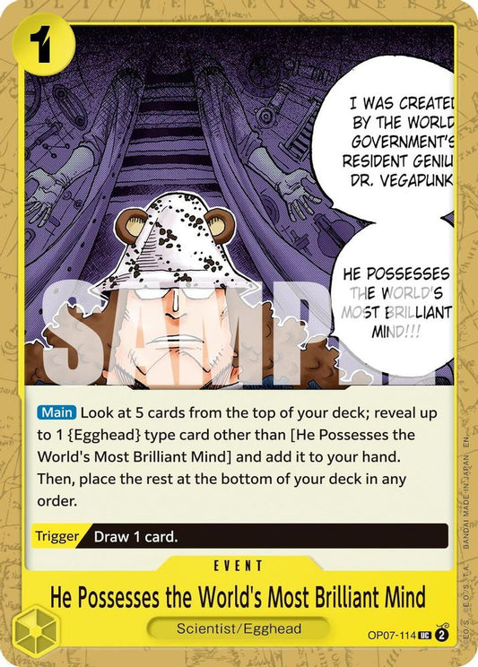 He Possesses the World's Most Brilliant Mind (Reprint) (OP07-114)
