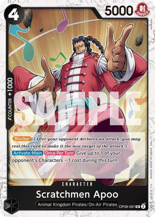 Scratchmen Apoo (Pirate Foil) (OP08-087) Foil