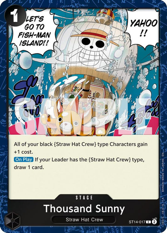 Thousand Sunny (Pirate Foil) (ST14-017) Foil