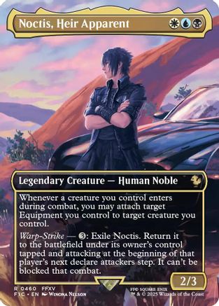 Noctis, Heir Apparent (Borderless) (460) Foil - Commander: FINAL FANTASY