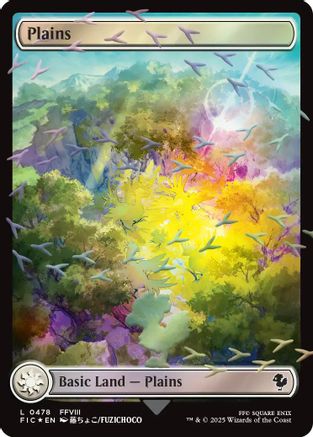 Plains (Chocobo Track Foil) (478) Foil - Commander: FINAL FANTASY