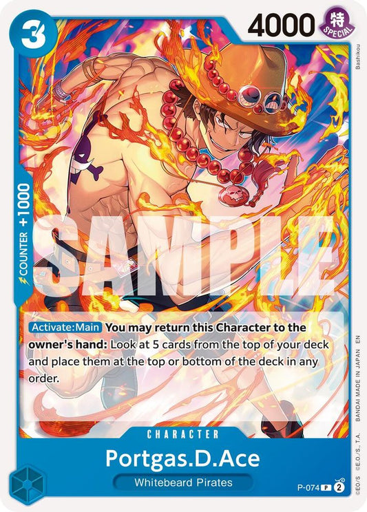 Portgas.D.Ace (Pirate Foil) (P-074) Foil