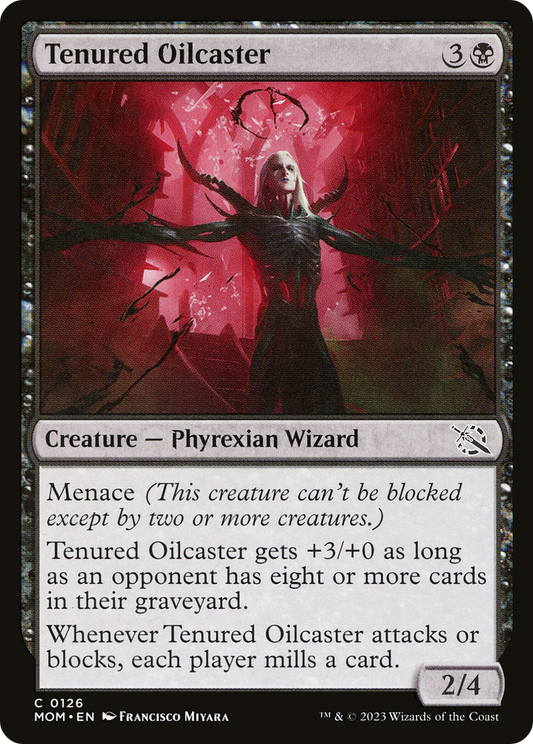 Tenured Oilcaster [March of the Machine] Foil