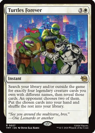 Turtles Forever (027) Foil - Teenage Mutant Ninja Turtles