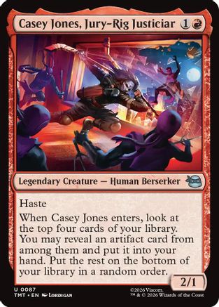 Casey Jones, Jury-Rig Justiciar (087) Foil - Teenage Mutant Ninja Turtles