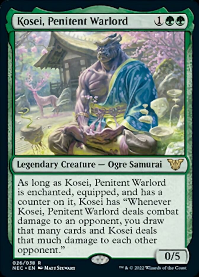 Kosei, Penitent Warlord [Kamigawa: Neon Dynasty Commander] | Silver Goblin