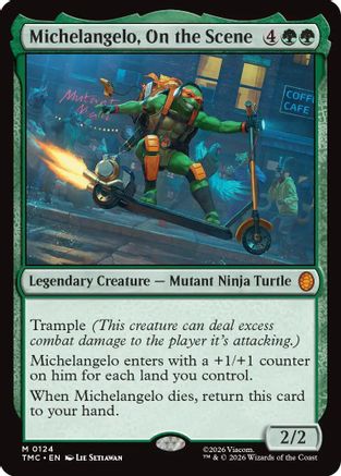 Michelangelo, On the Scene (124) - Commander: Teenage Mutant Ninja Turtles