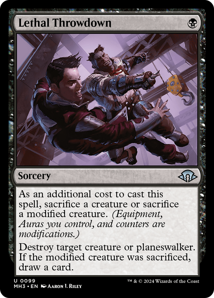 Lethal Throwdown (099) Foil - Modern Horizons 3