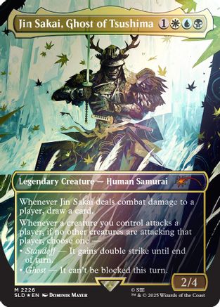 Jin Sakai, Ghost of Tsushima (2226) Foil - Secret Lair Drop Series