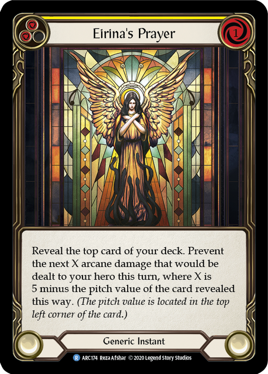 Eirina's Prayer (Yellow) Unlimited Edition  (ARC174) - Arcane Rising