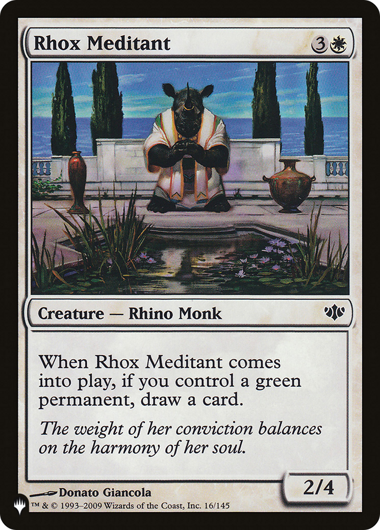 Rhox Meditant [The List Reprints] | Silver Goblin